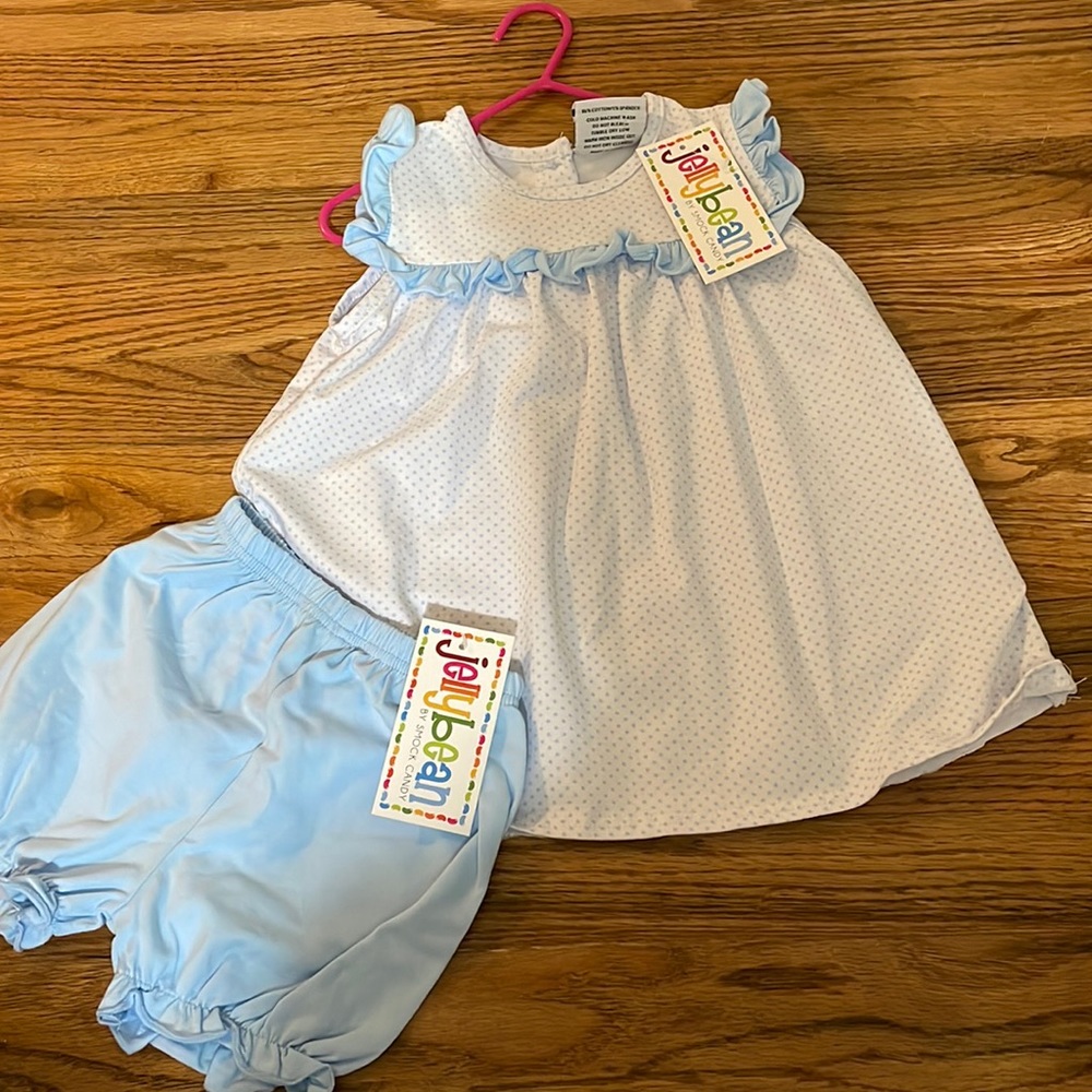 Light blue outfit